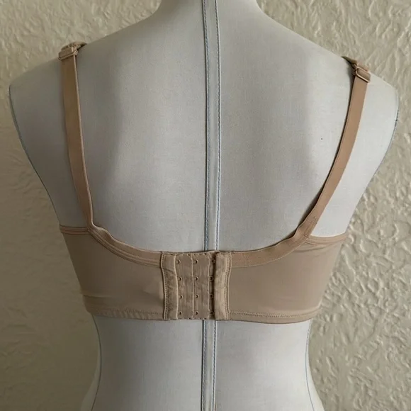 Cacique Lane Bryant Nude Beige Lightly Lined Bra 38DDD - Picture 3 of 4